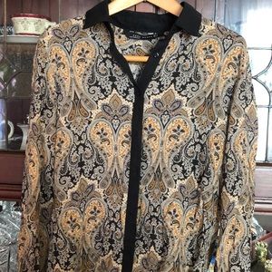 Like New ZARA Paisley Blouse S